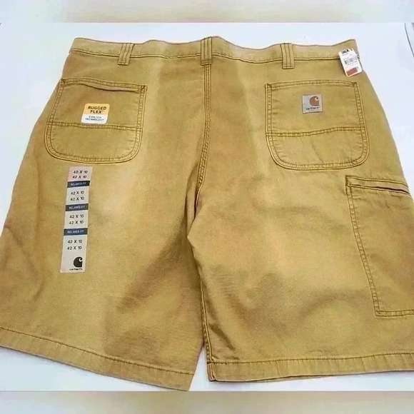 Carhartt Men's Size 42 Rugged Flex Relaxed Fit Canvas Work Shorts NWT - Picture 2 of 5